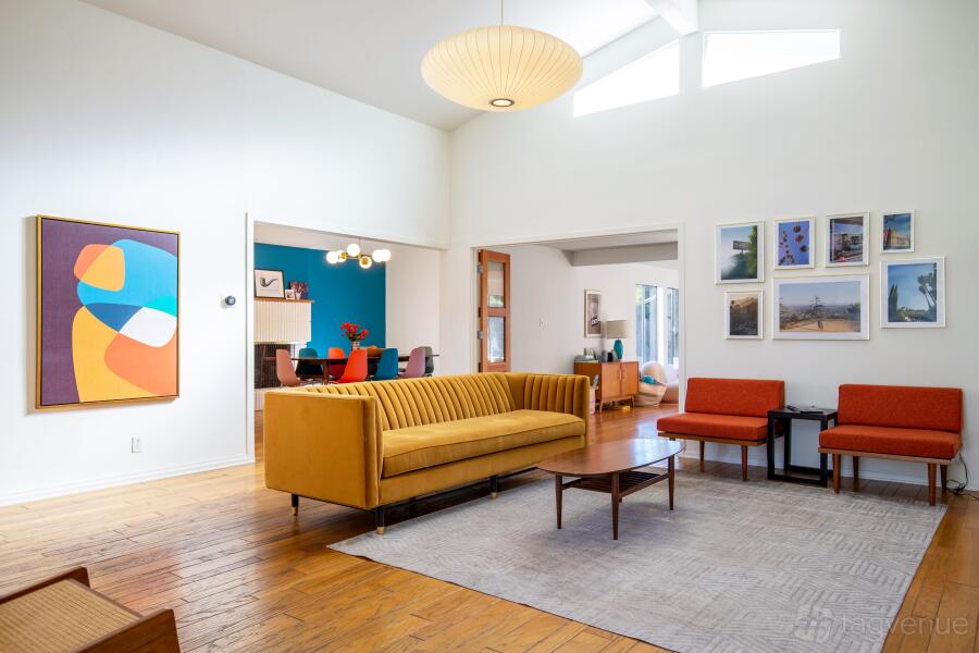 Whole Venue at Mid Century Modern House
