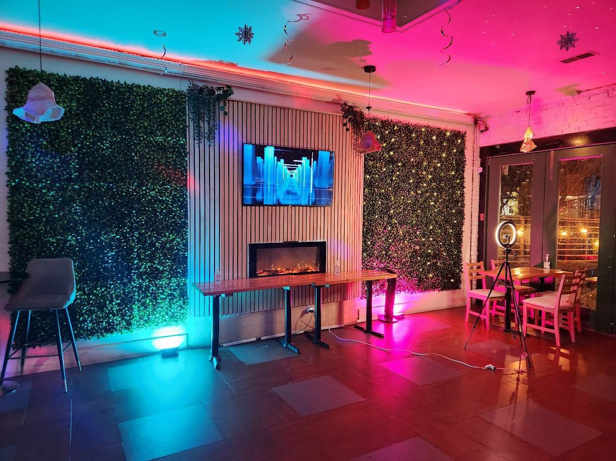 Tropical Themed Space at TacoTaco