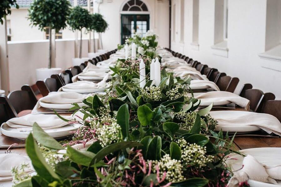 Colonnade & Terrace at