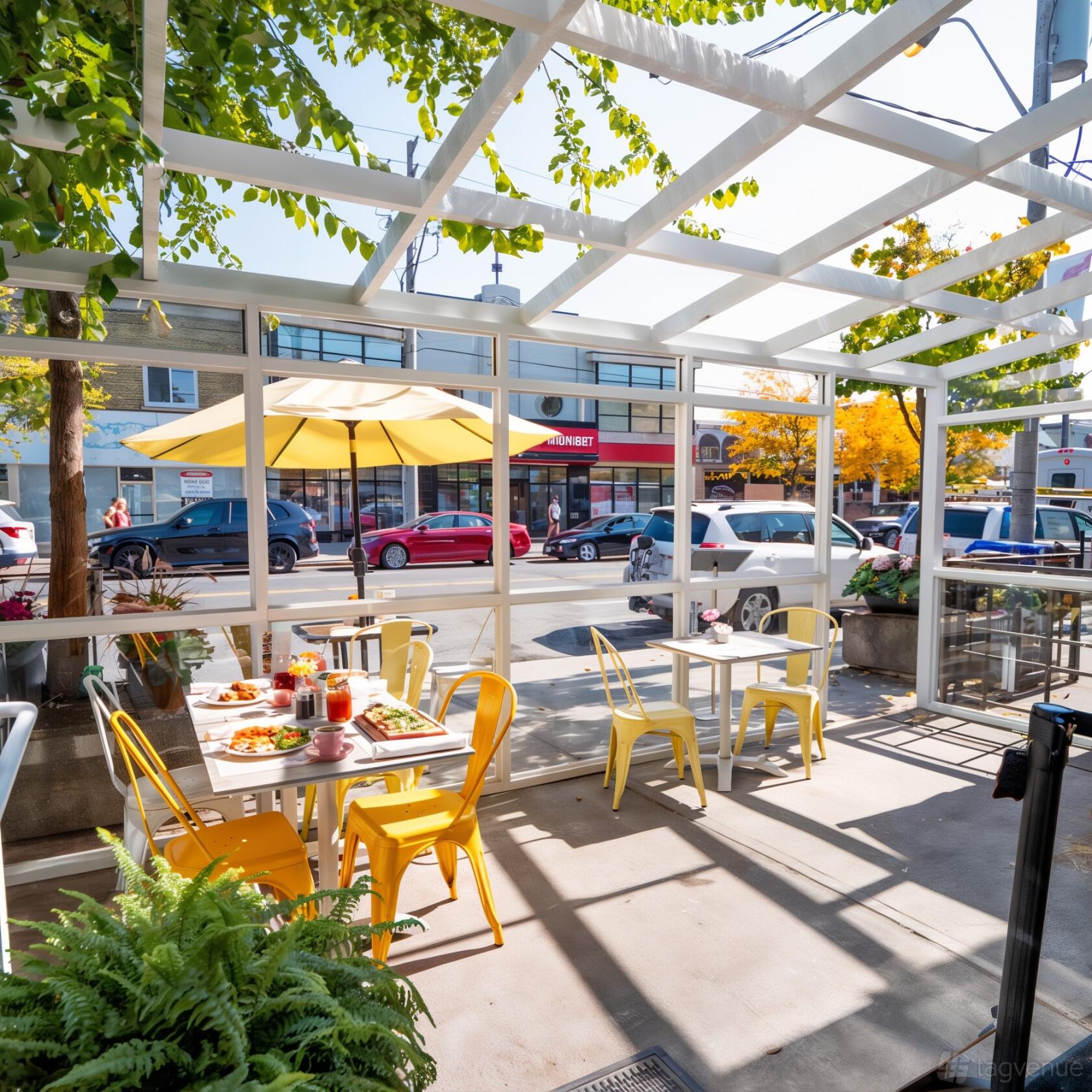 Outdoor Space at Tiarré's Brunch N Cakes at Tiarré's Brunch N Cakes