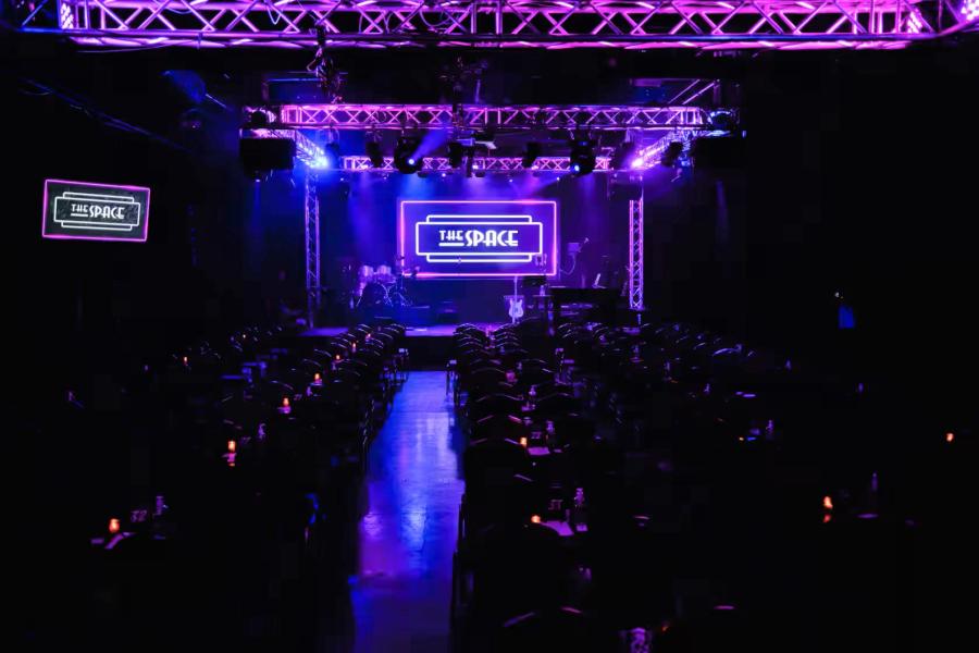 Main Space with Lobby Bar at
