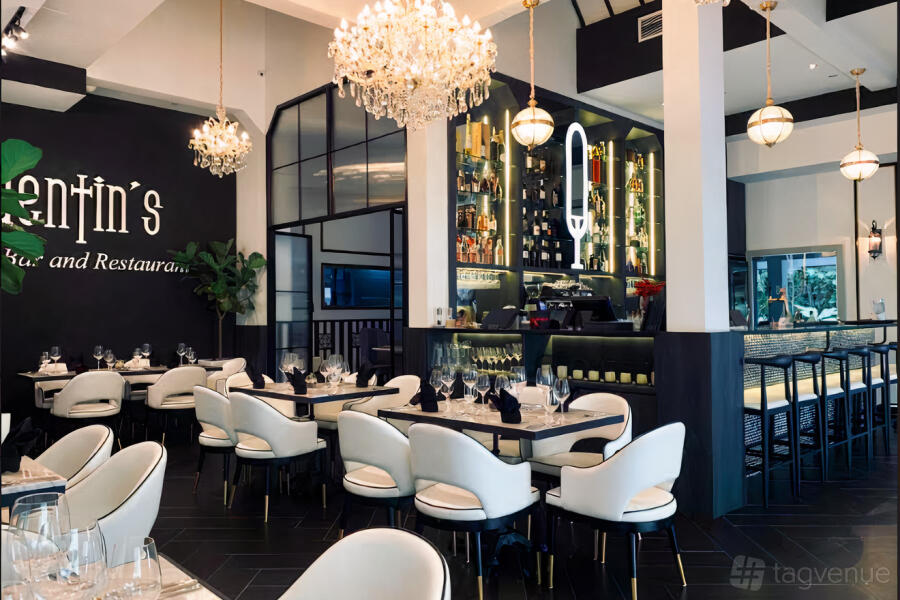Indoor Dining Space at Quentin's Bar and Restaurant