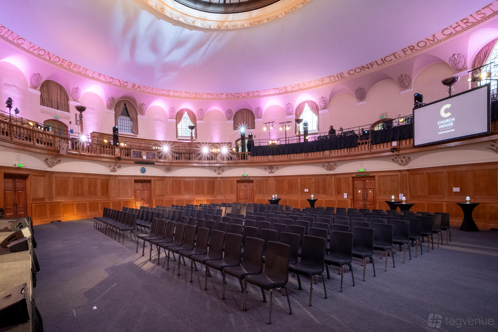 Assembly Hall Display Assembly Hall - Church House Westminster - Event Venue Hire - Tagvenue.com