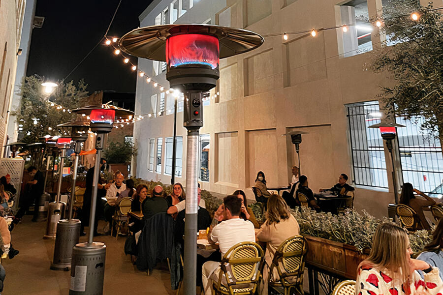 Patio at
