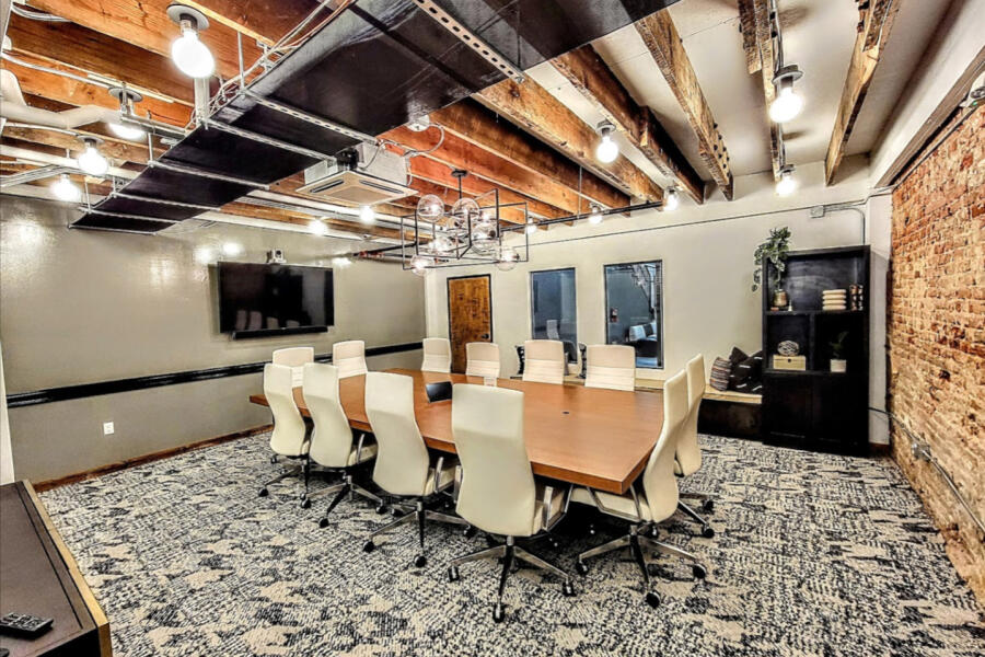 Zoom Boardroom at 25N Coworking Waco