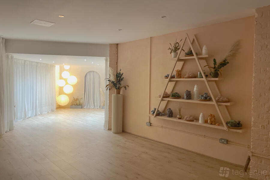 Wellness studio + event space Wellness studio + event space