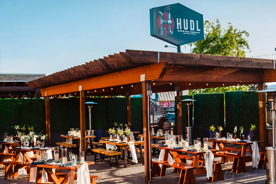 Entire Space with Patio at HUDL Brewing Company in Meadows Village, Las Vegas, NV