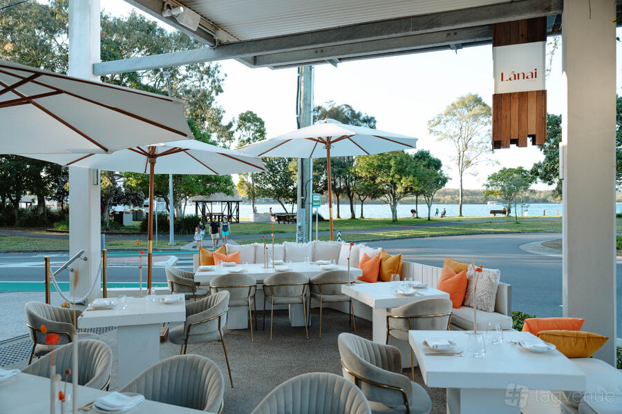 Outside "Lanai Lounge" at