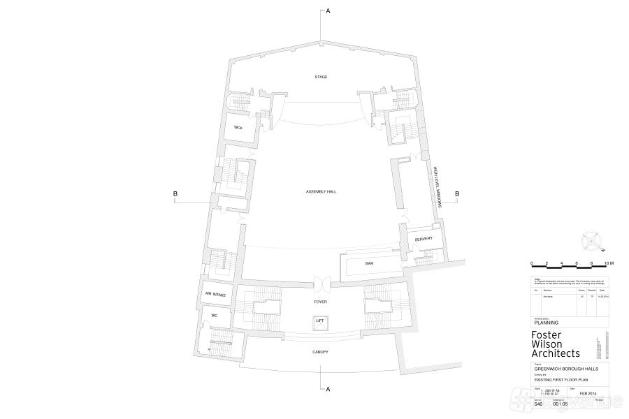 The Auditorium - Greenwich Borough Hall - Event Venue Hire - Tagvenue.com