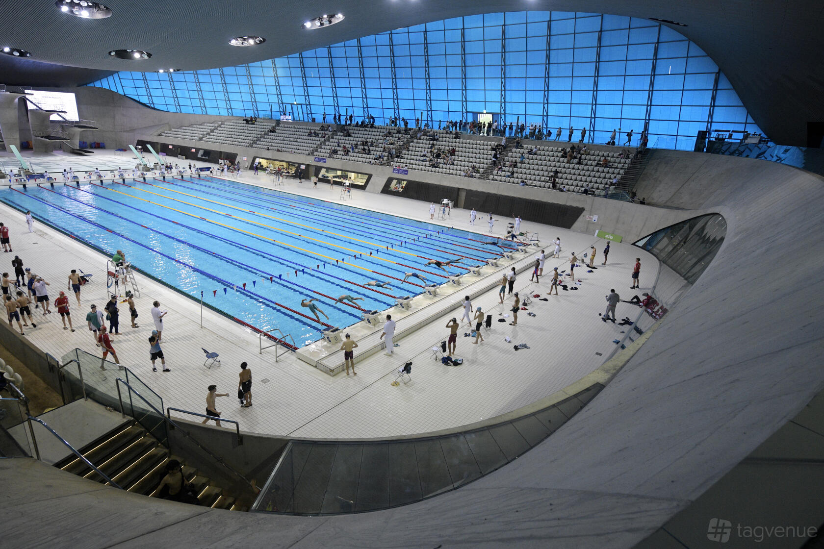 Olympic Pool - London Aquatics Centre - Event Venue Hire - Tagvenue.com Olympic park swimming pool london