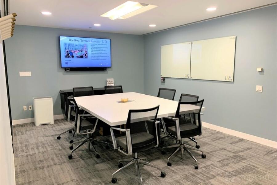 Meeting Room D at Wall Street Jay Suites