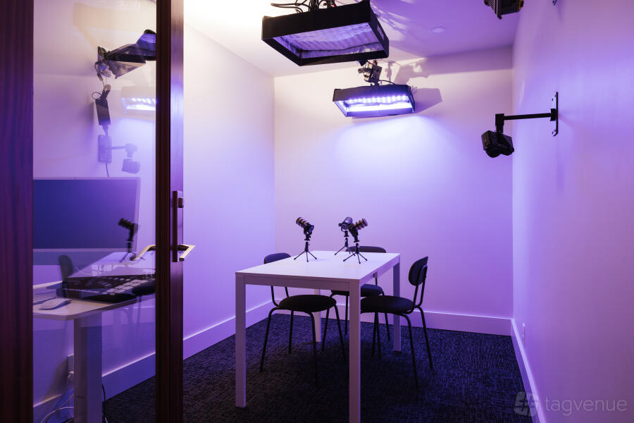Podcast Studio A at