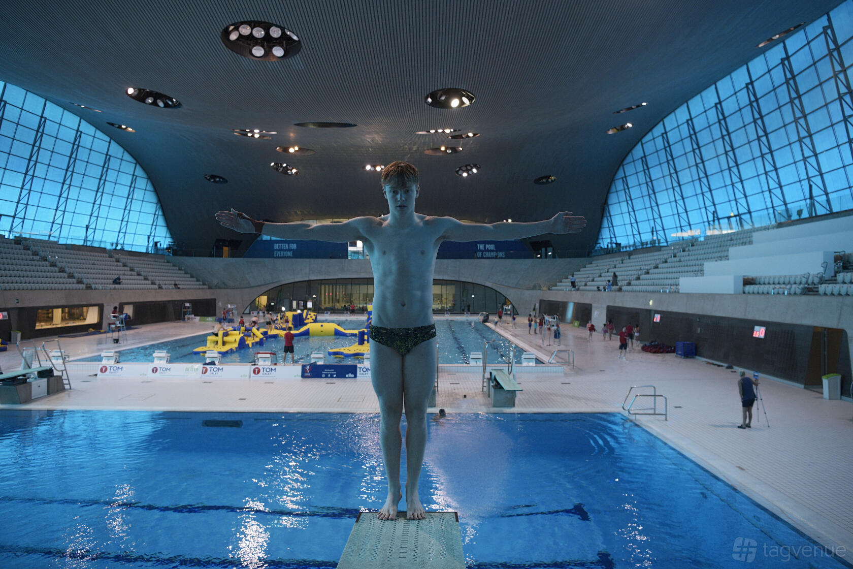 Diving Pool From Inside Diving Pool - London Aquatics Centre - Event Venue Hire - Tagvenue.com