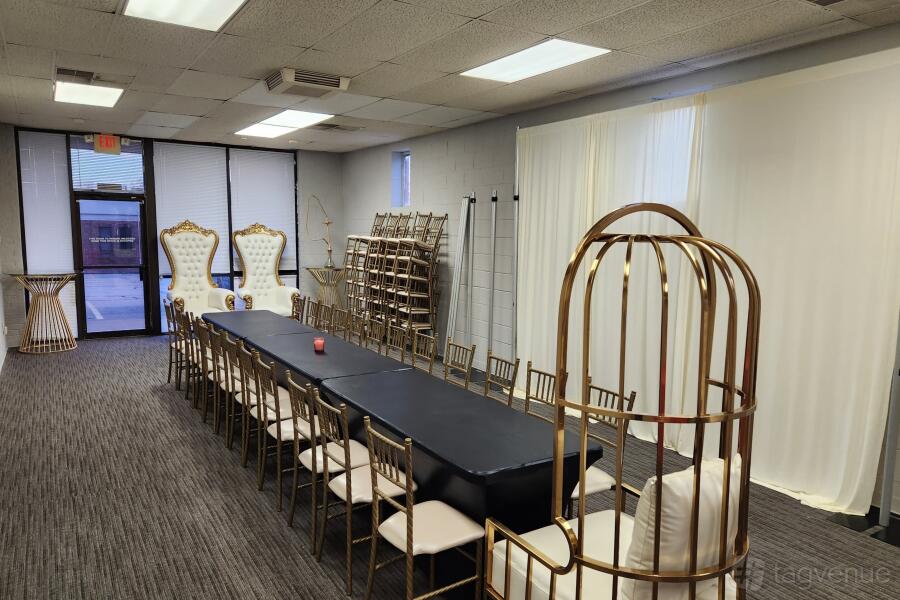 Event Area at Euphoria Bridal Boutique & Party