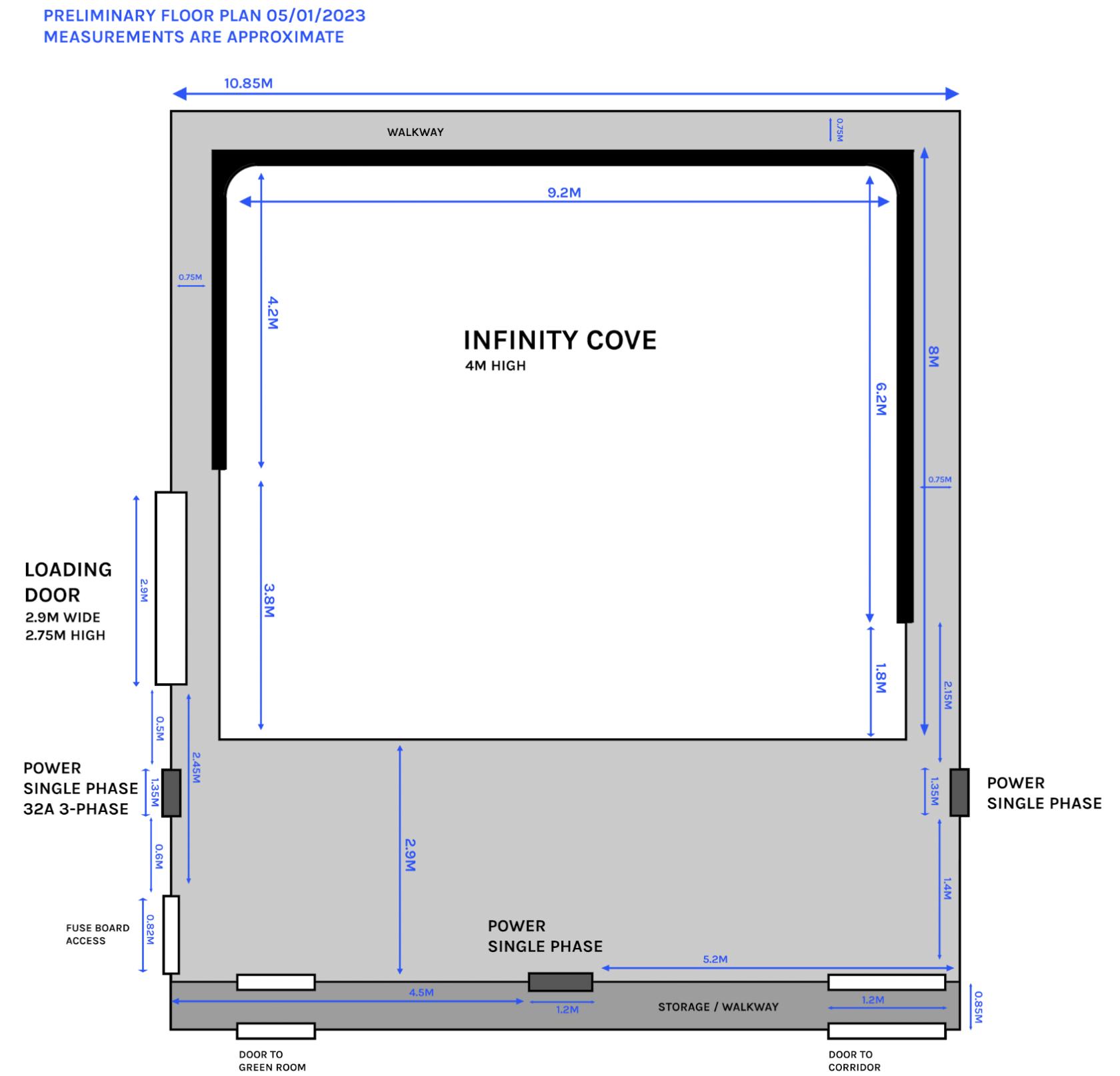 Soundstage Grid Sound Stage - Sound Stage with Infinity Cove - Event Venue Hire ...