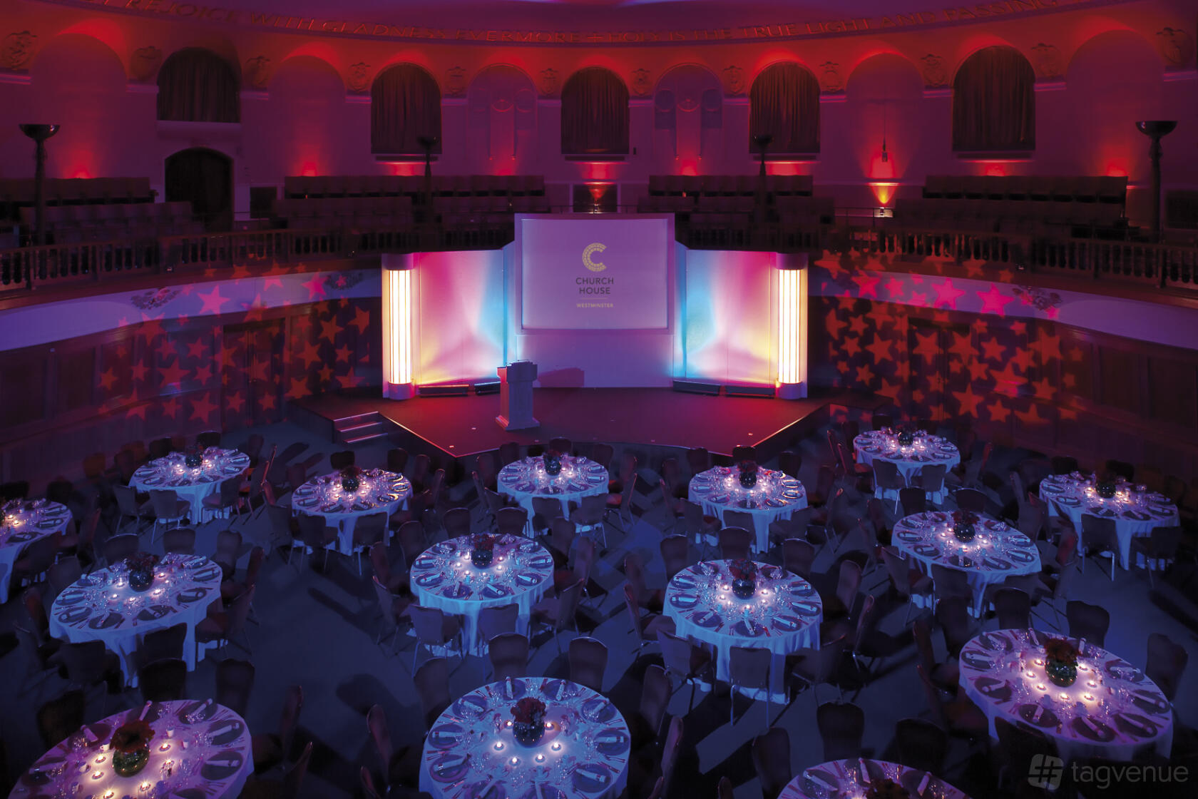 Assembly Hall Display Assembly Hall - Church House Westminster - Event Venue Hire - Tagvenue.com
