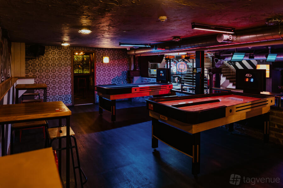 Bank Shot Shuffleboard Area at