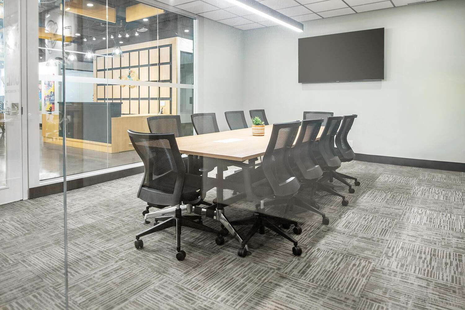 10 Person Boardroom at Venture X North York at Venture X North York