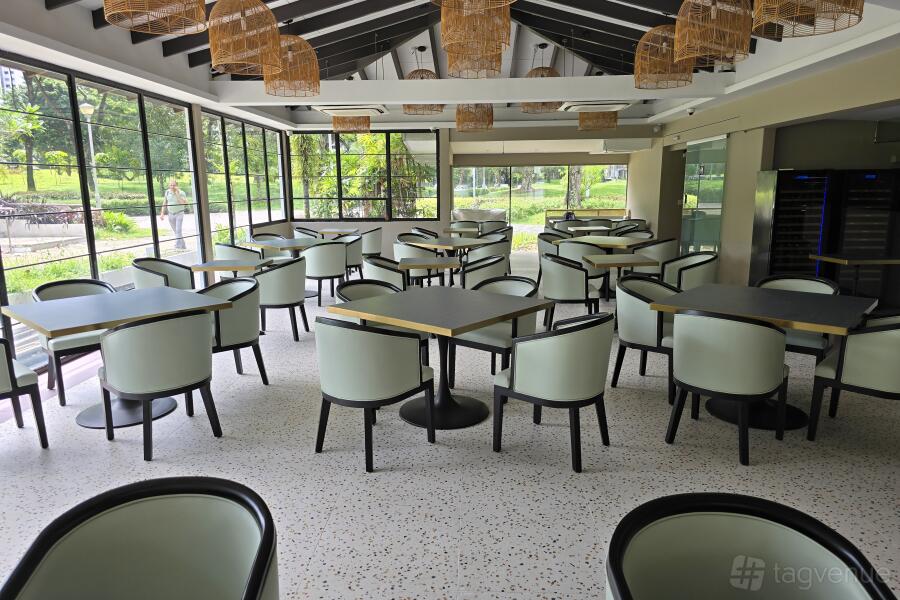 Indoor Dining Area at Palm Garden
