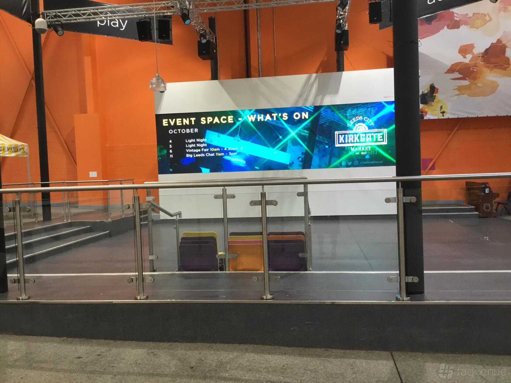 Events Space Sign Events Space - Leeds Kirkgate Market - Event Venue Hire - Tagvenue.com