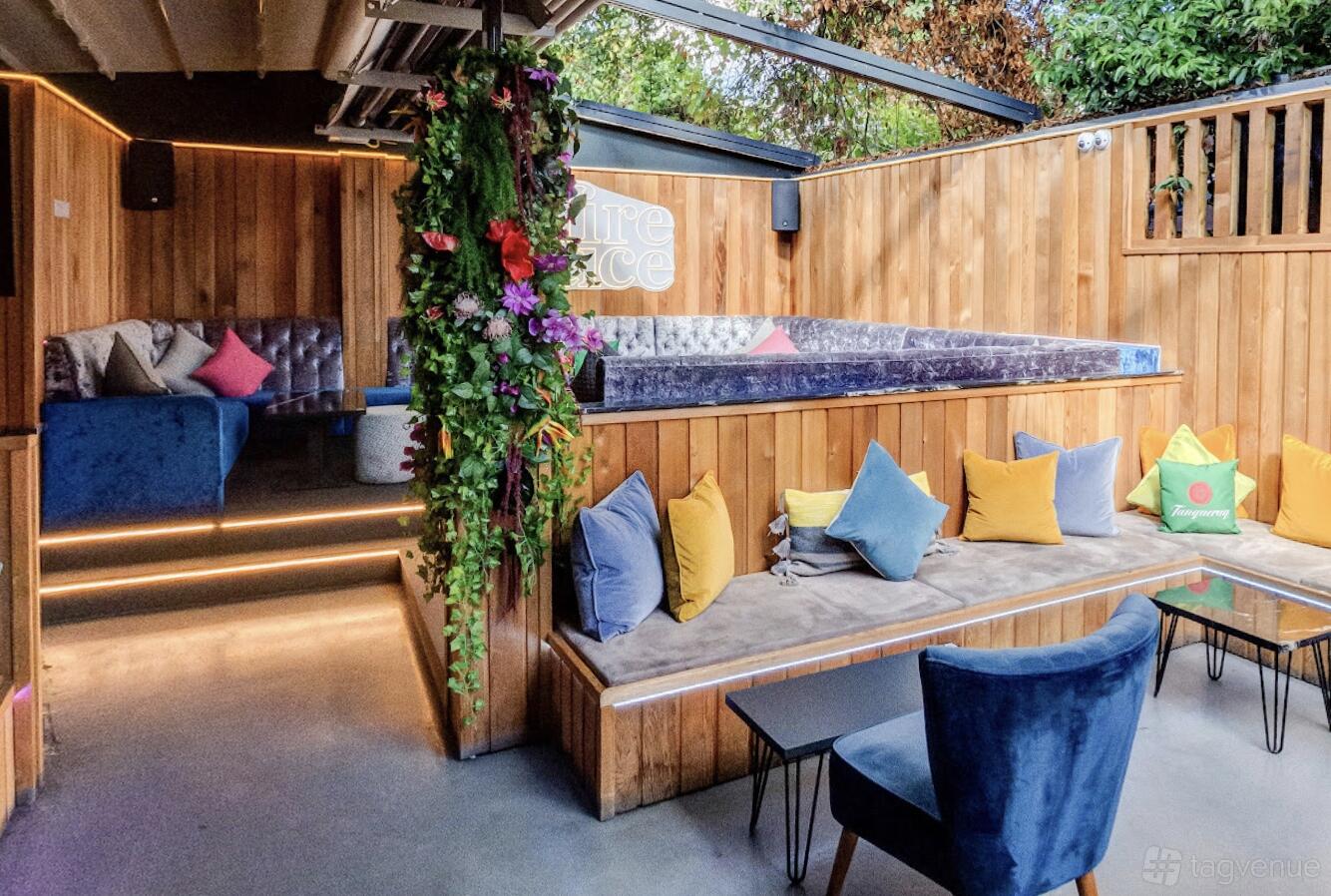 Vip Outside Setup Outdoor VIP Raised Area - Fire & Ice Lounge Bar - Event Venue Hire ...