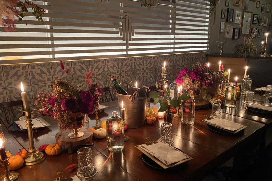 Private Large Table at Festival Cafe NYC