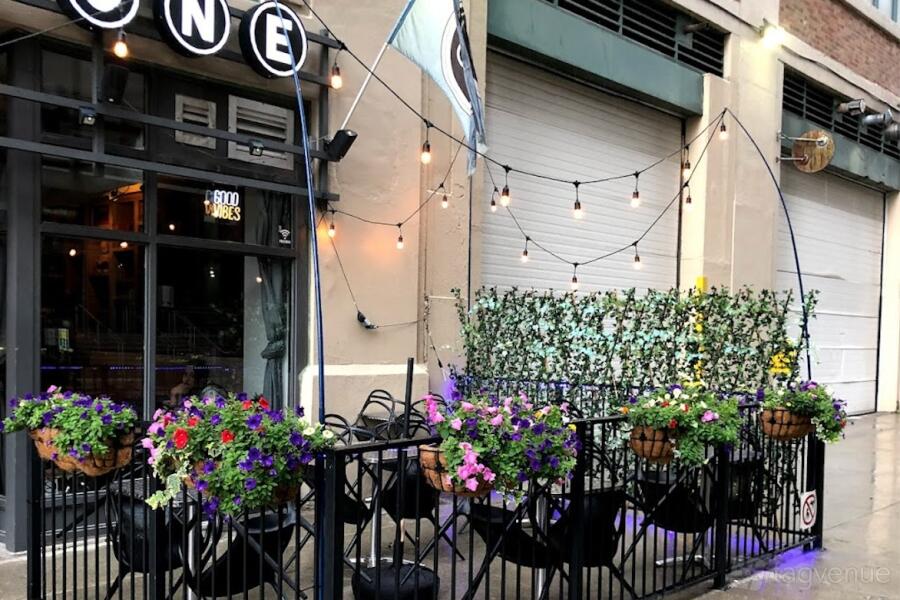 Patio at Page One Cafe