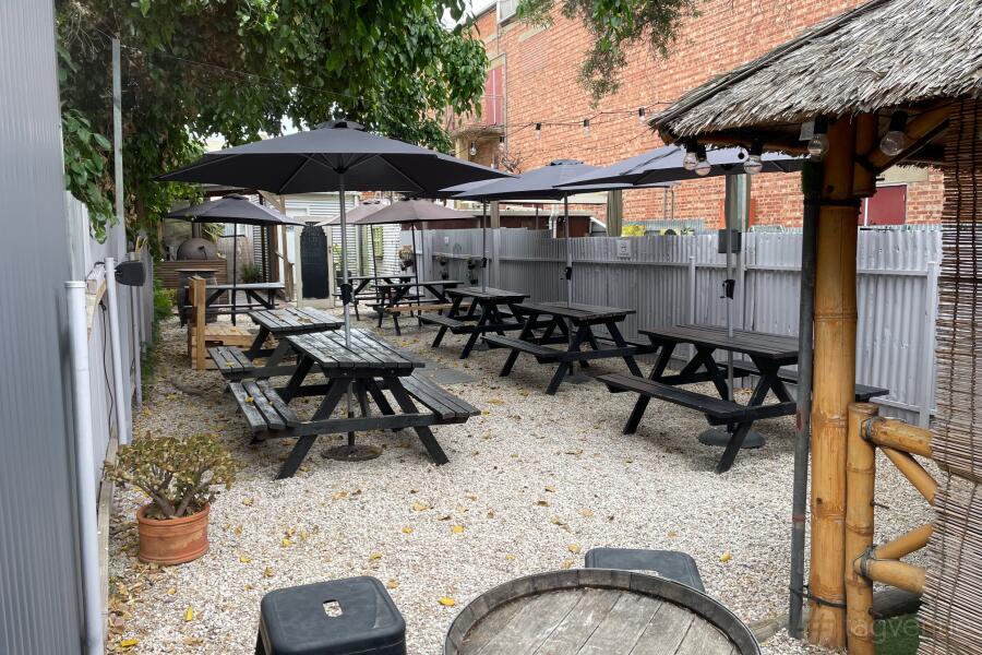 Beer Garden at Sweet Amber Beer & Pizza
