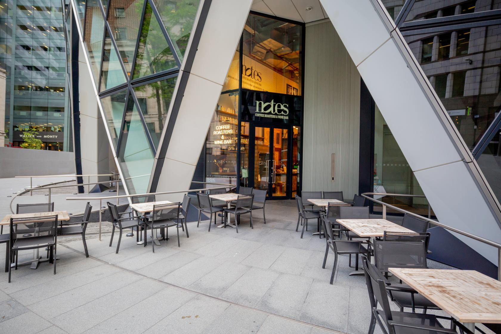 Notes Coffee & Bars - The Gherkin Venue Hire in London | Reviews ...